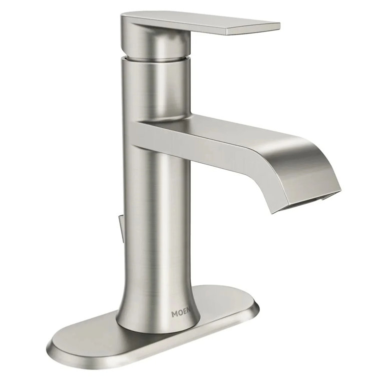 Genta Brushed Nickel Single-Handle Bathroom Faucet