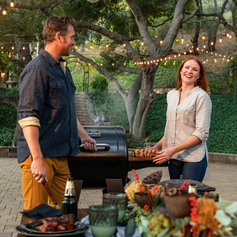 Oakford 20" Black Wi-Fi Wood Pellet Grill