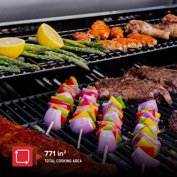 Nexgrill Stainless Steel 5-Burner Propane Grill with Side Burner