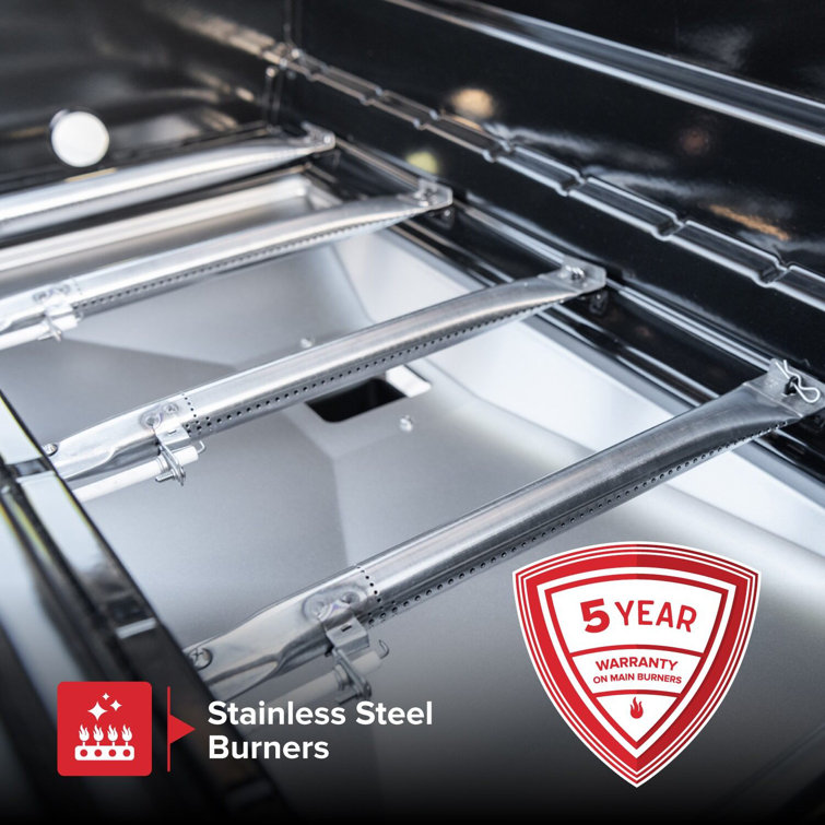 Nexgrill Stainless Steel 5-Burner Propane Grill with Side Burner