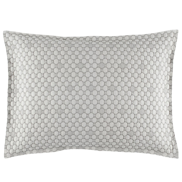 Lodi Silver Cotton Standard Matelasse Sham