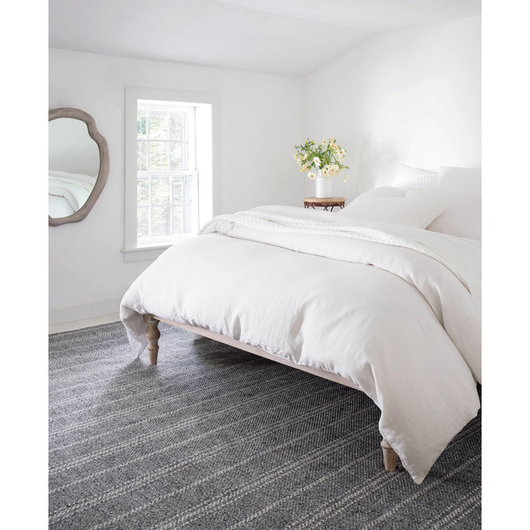 Portuguese Cotton King Coverlet in Crisp White