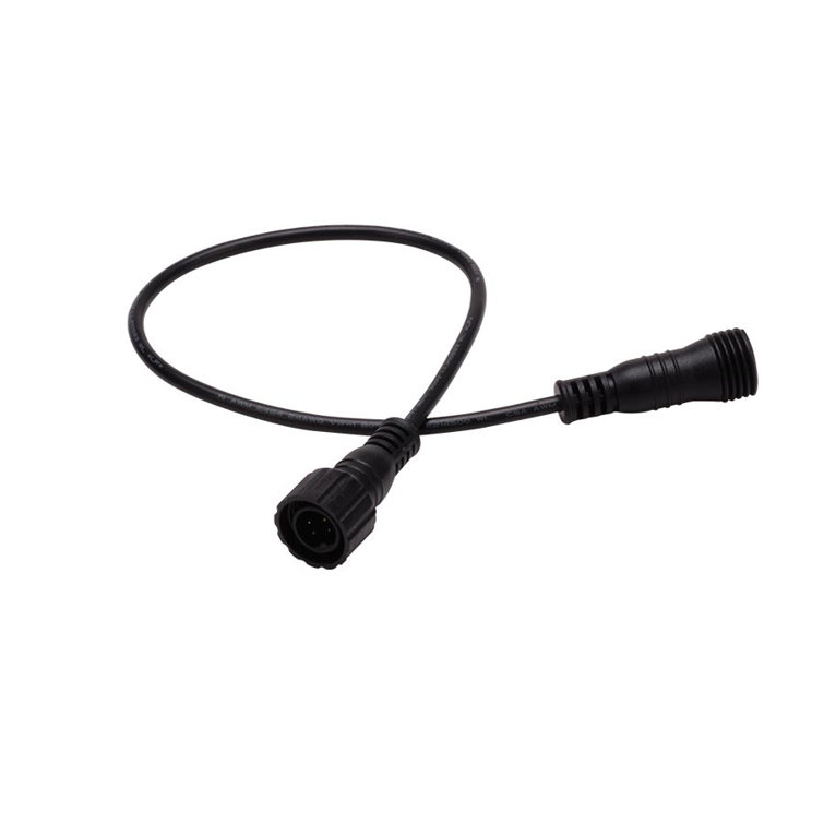 Black Plastic Landscape Joiner Cable with Watertight Connectors