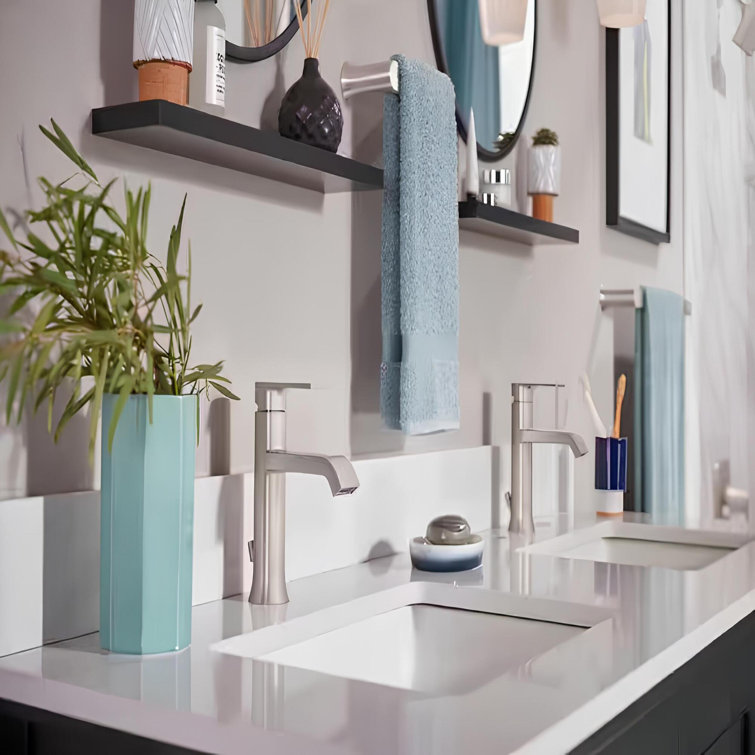 Genta Brushed Nickel Single-Handle Bathroom Faucet