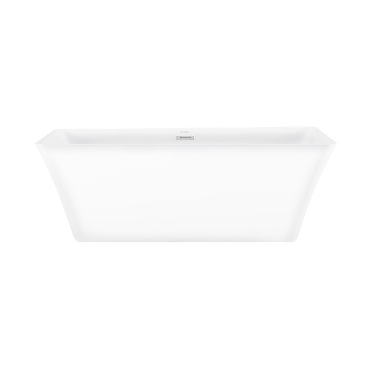 St. Tropez 67" White Acrylic Freestanding Bathtub