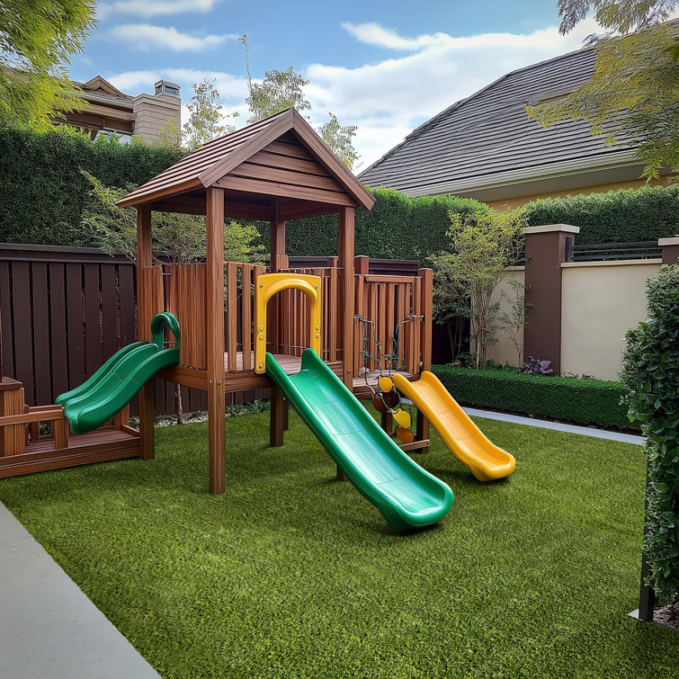 Emerald Green 6 ft x 8 ft Artificial Grass Rug