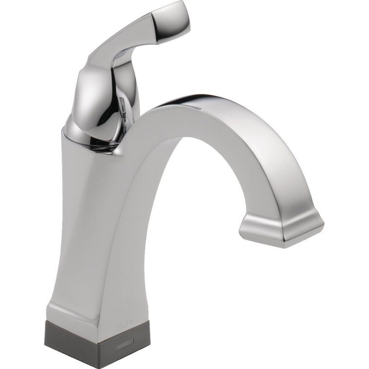 Modern Chrome Single Hole Touchless Bathroom Faucet