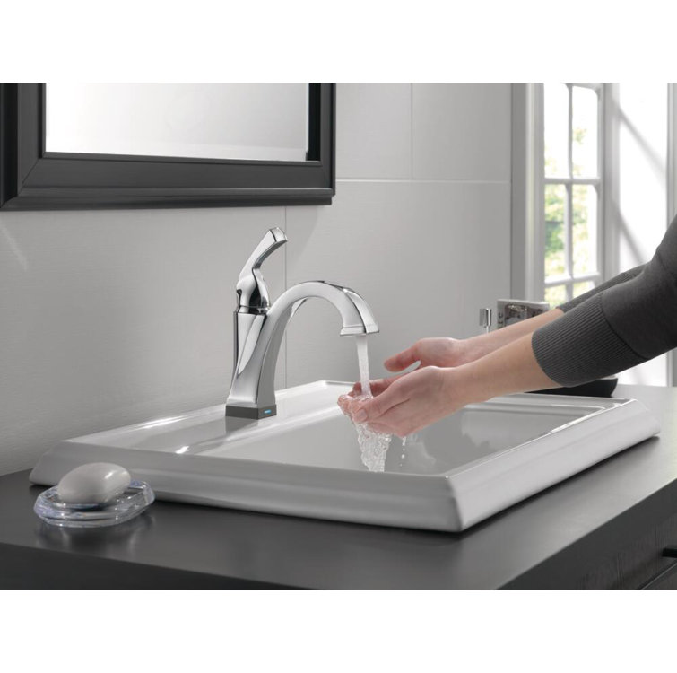 Modern Chrome Single Hole Touchless Bathroom Faucet