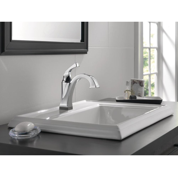 Modern Chrome Single Hole Touchless Bathroom Faucet