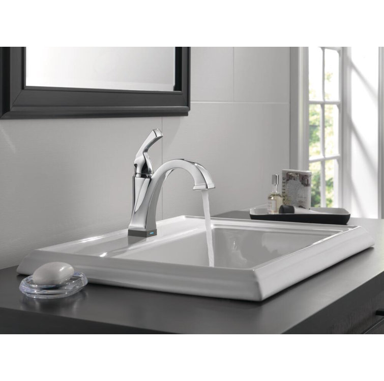Modern Chrome Single Hole Touchless Bathroom Faucet