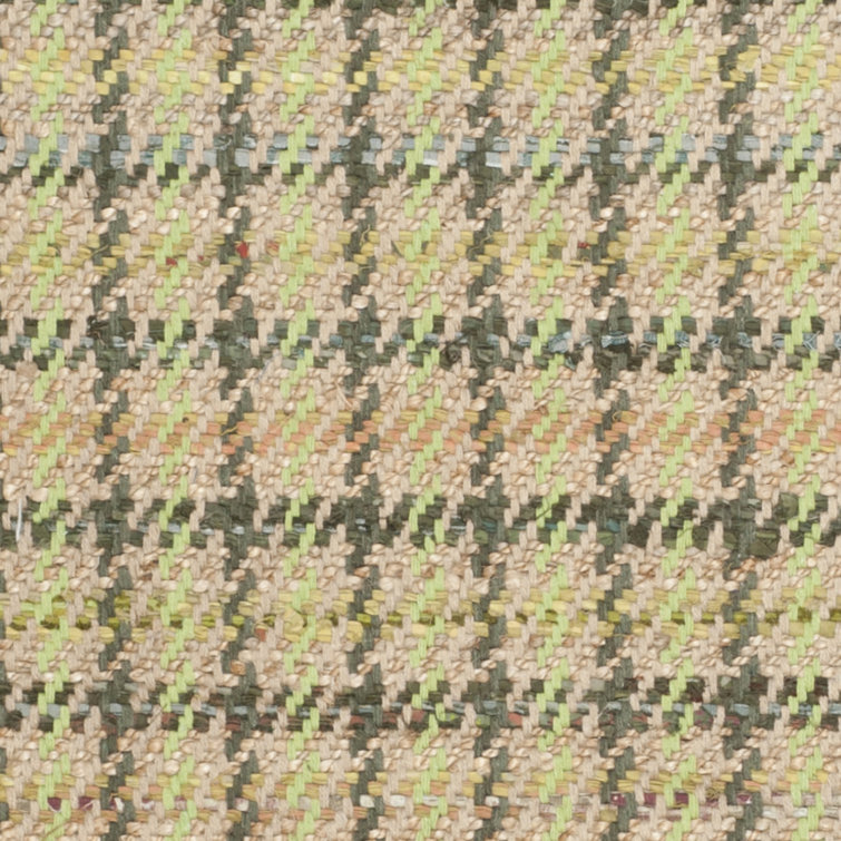Green and Natural Cotton Flat Woven Reversible 4' x 6' Rug