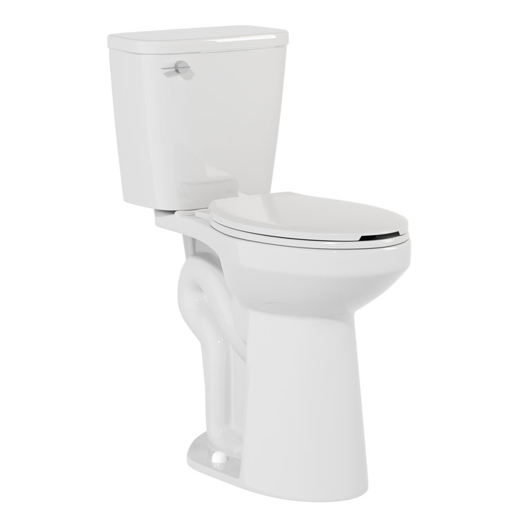 21-Inch High Efficiency White Ceramic Elongated Toilet