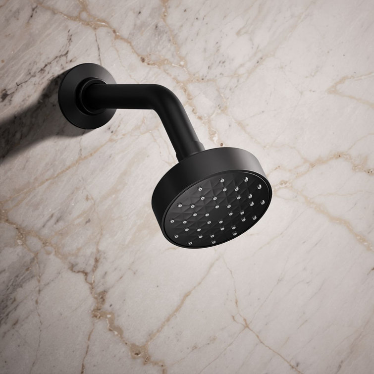 Matte Black Multi-Function Wall Mounted Shower Head