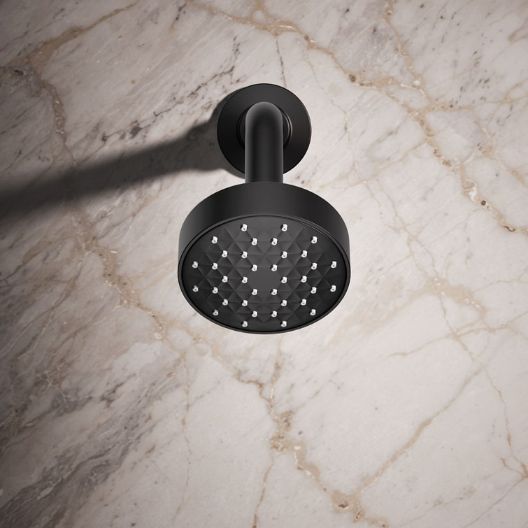 Matte Black Multi-Function Wall Mounted Shower Head