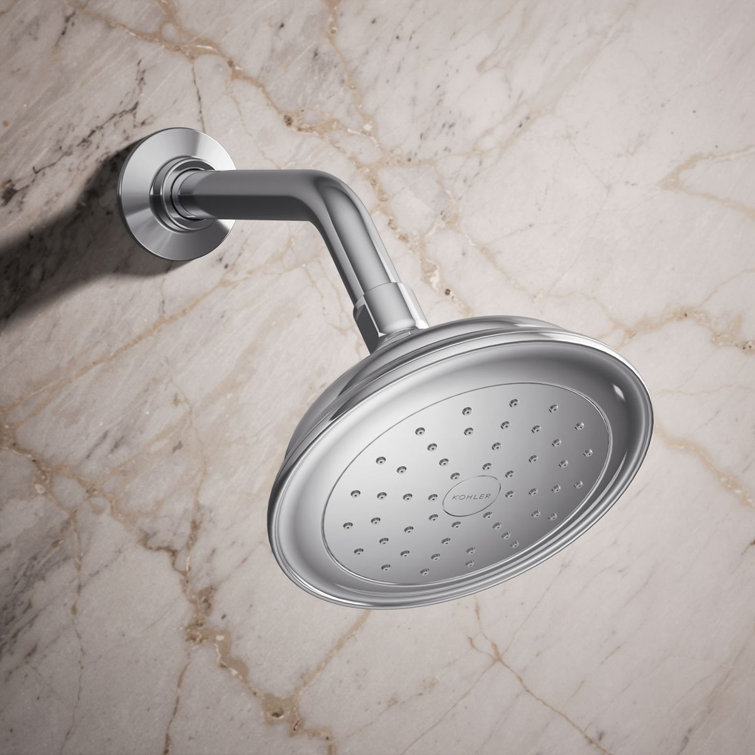 Polished Chrome Wall Mounted Handheld Shower Head