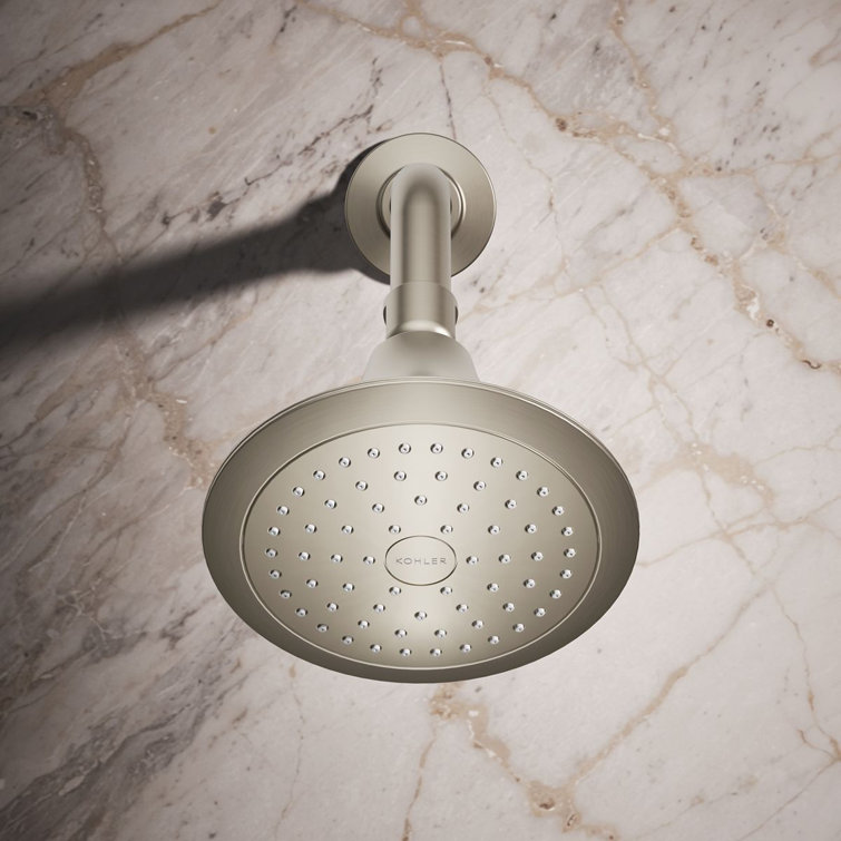 Kohler Brushed Nickel Wall Mounted Single-Function Showerhead