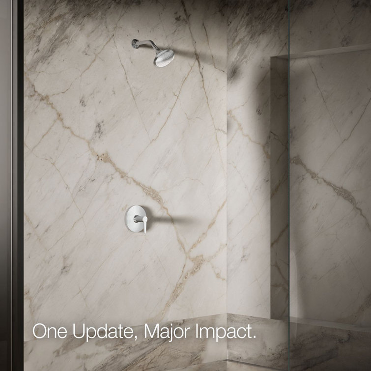 Polished Chrome Single-Function Rain Showerhead