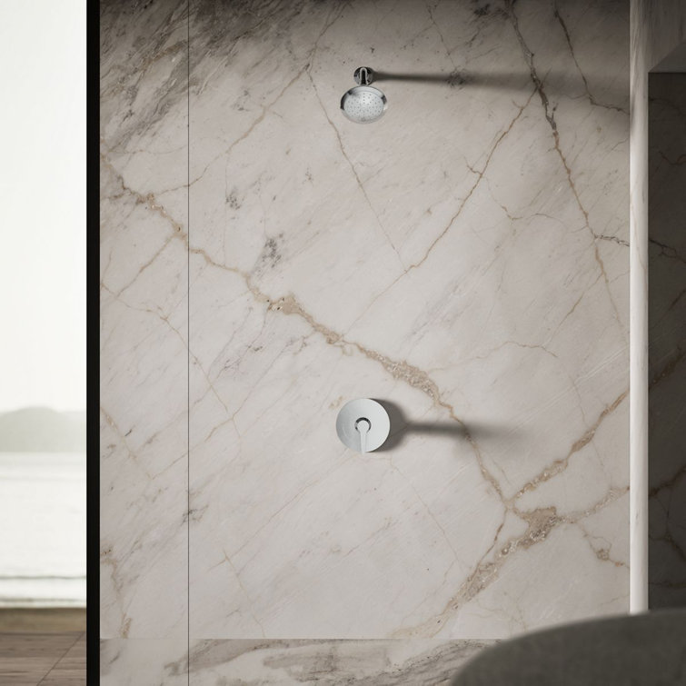 Polished Chrome Single-Function Rain Showerhead
