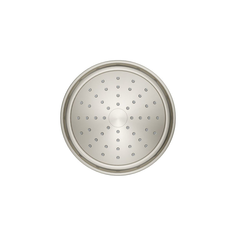 Polished Nickel Single-Function Wall Mounted Showerhead