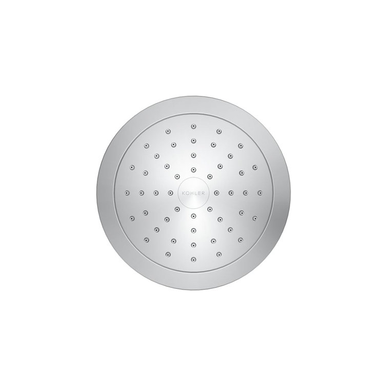 Polished Chrome Single-Function Rain Showerhead