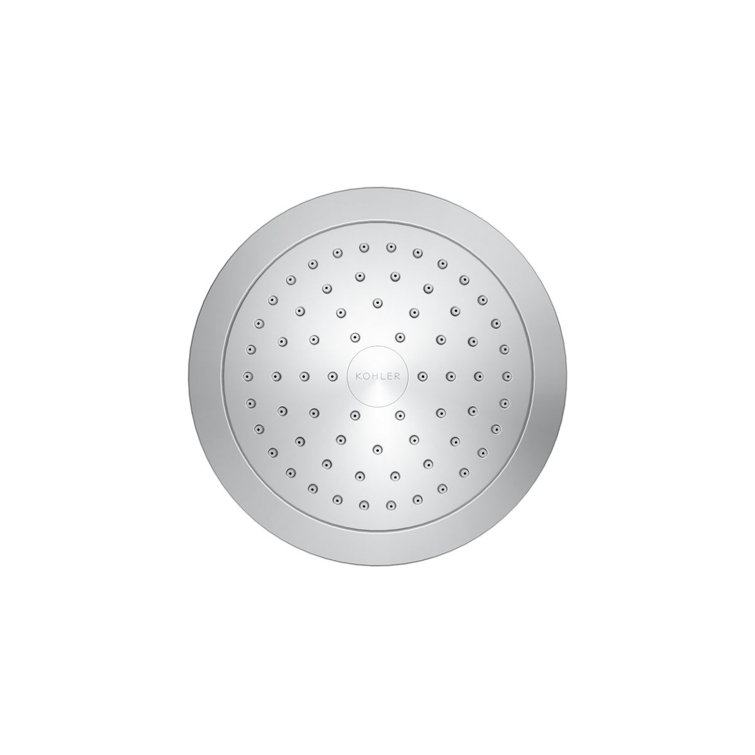 Polished Chrome Single-Function Wall-Mount Showerhead