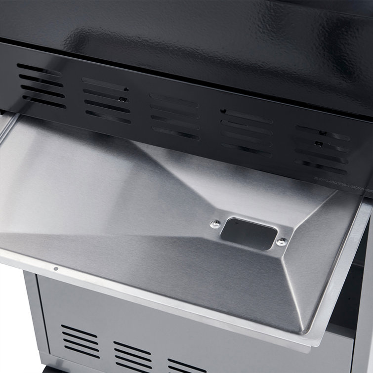 Mesa 300 Stainless Steel 3-Burner Propane Gas Grill with Side Burner