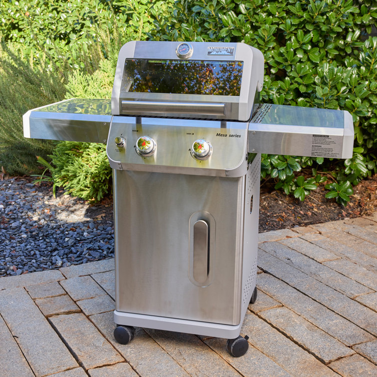 Mesa 2-Burner Stainless Steel Propane Gas Grill with LED Controls