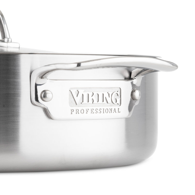Viking Professional 6.4 Quart Stainless Steel Nonstick Casserole Pan