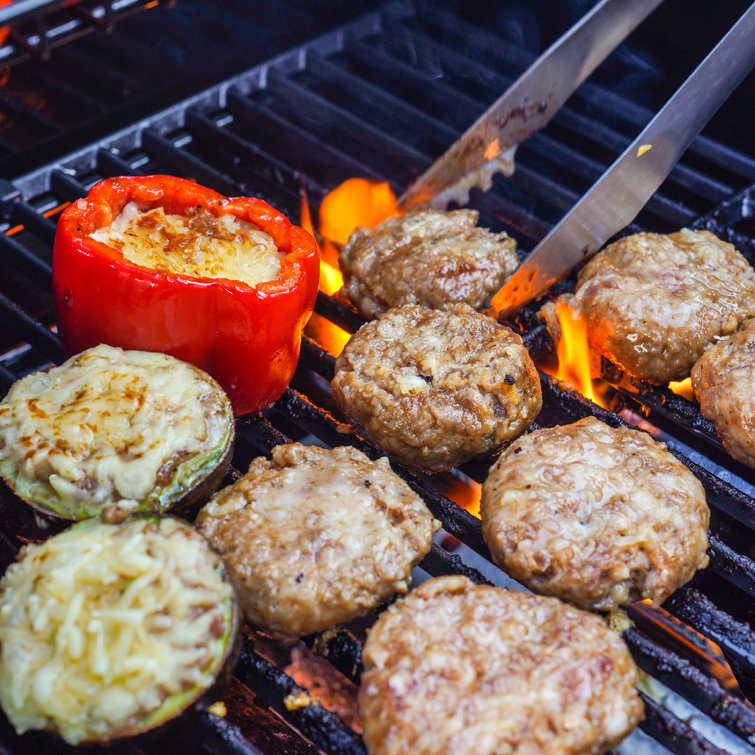 Mesa Series Red Stainless Steel 2-Burner Propane Gas Grill
