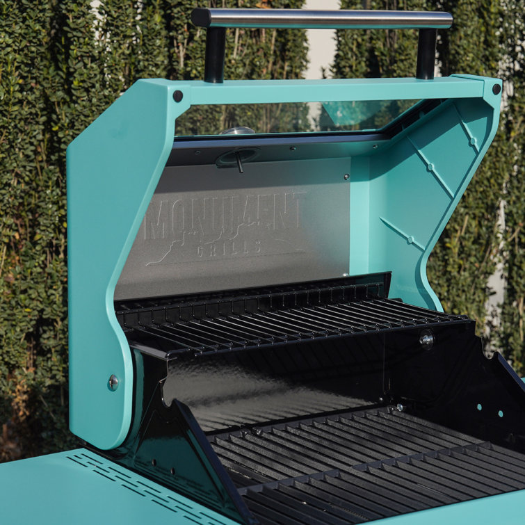 Mesa Jade Green 2-Burner Propane Gas Grill with LED Controls