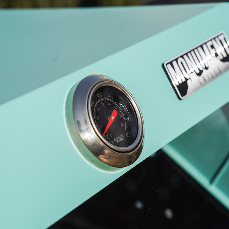 Mesa Jade Green 2-Burner Propane Gas Grill with LED Controls