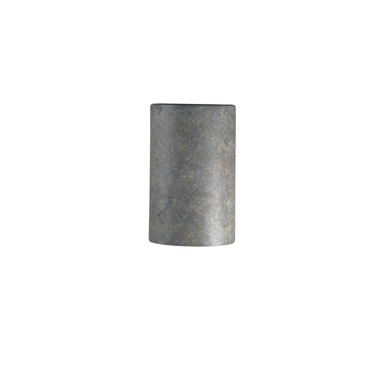 Hammered Copper 9.5" Dimmable Flush Mounted Sconce