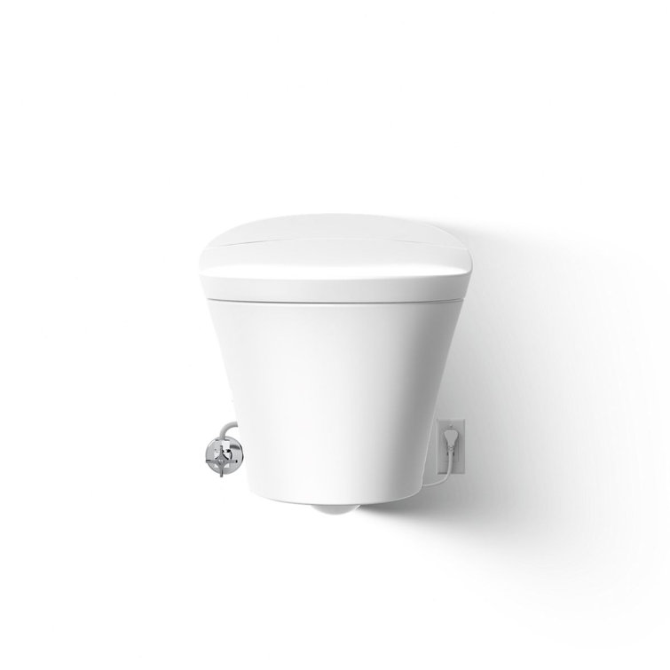 Elongated High-Efficiency Intelligent Toilet with Dual Flush and Heated Seat