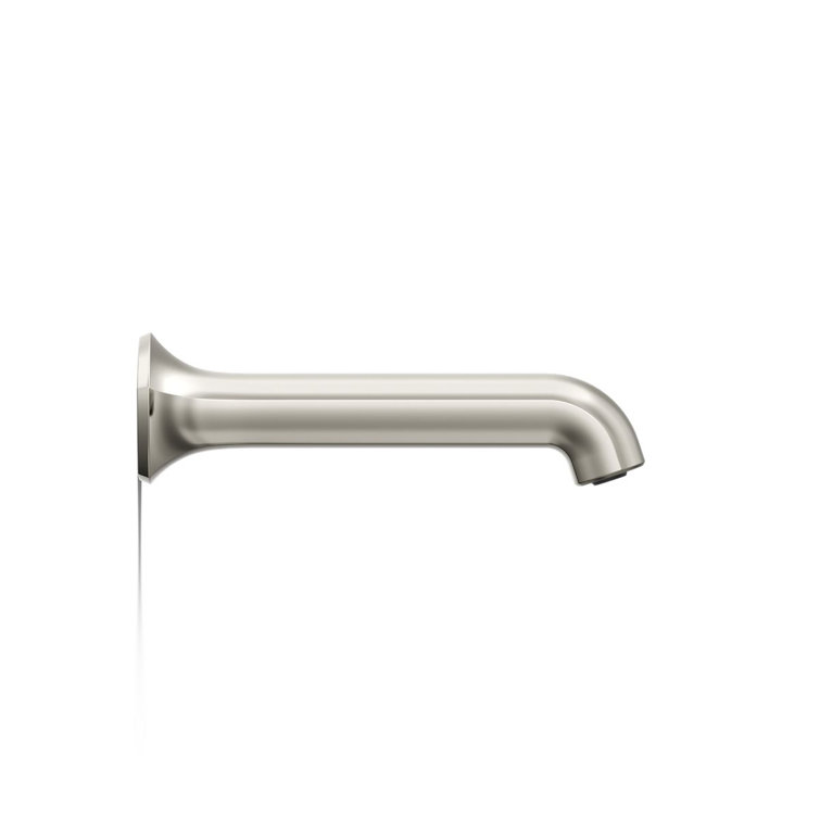 Occasion 1960s Glam Wall-Mount Bathroom Faucet, Vibrant Polished Nickel