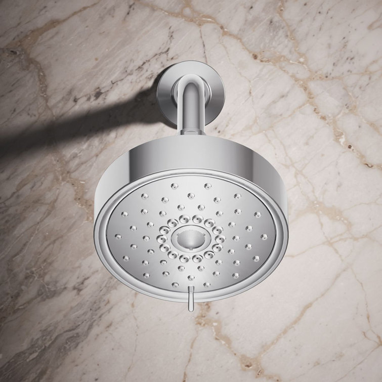 Purist Polished Chrome 5.5" Multifunction Wall-Mounted Showerhead