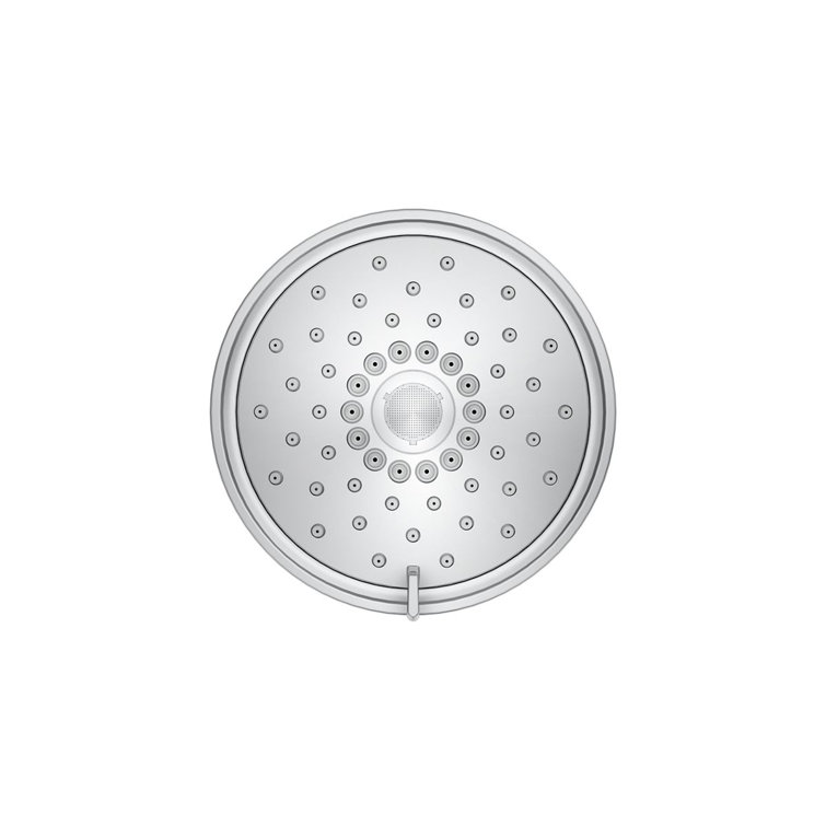 Purist Polished Chrome 5.5" Multifunction Wall-Mounted Showerhead