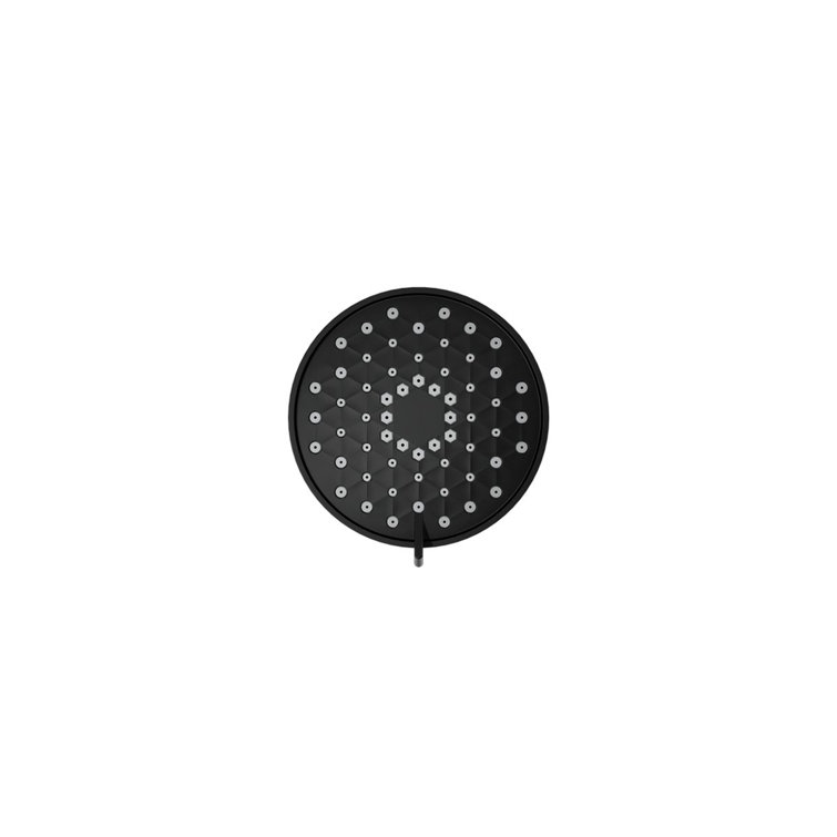 Matte Black Multi-Function Wall Mounted Shower Head