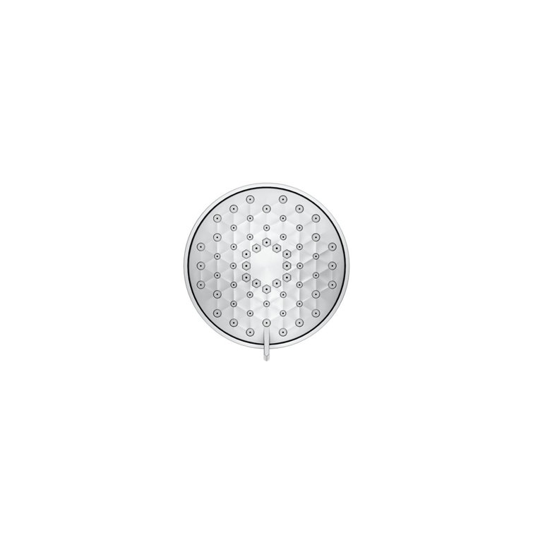 Polished Chrome Multifunction Wall Mounted Showerhead