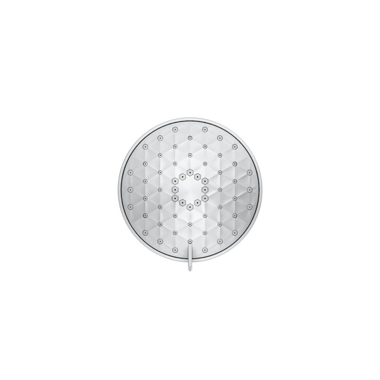 Polished Chrome Multifunction Wall Mounted Showerhead
