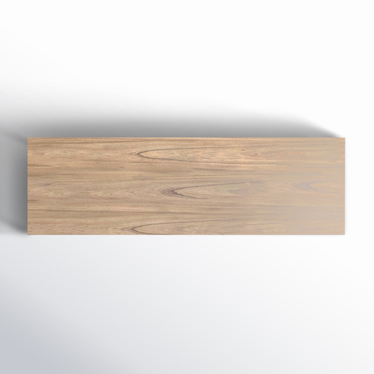 Natural Wood Double Dresser with Soft Close Drawers