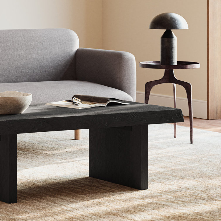Raw Bronze Round Reclaimed Aluminum End Table