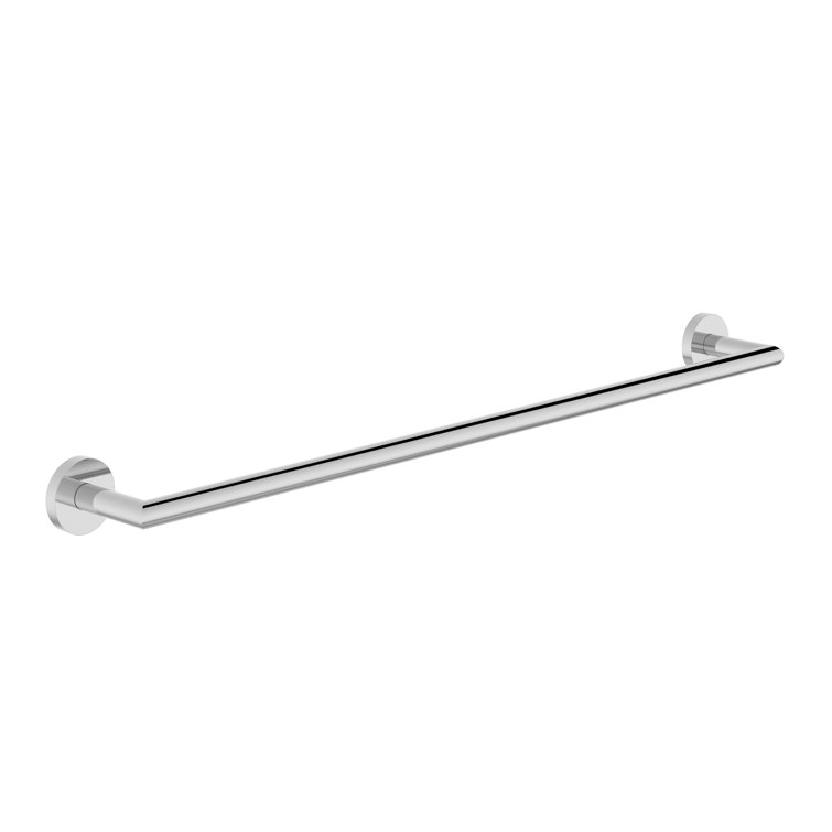 Identity 24" Chrome Wall Mounted Metal Towel Bar