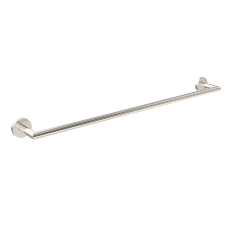 Satin Nickel 24" Wall Mounted Metal Towel Bar