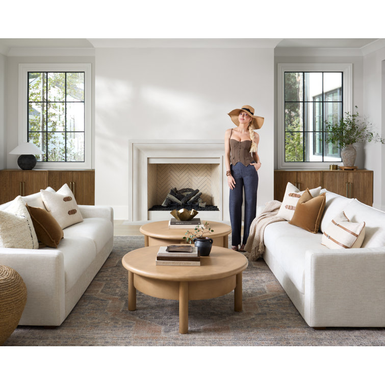 Ivory and Black Rectangular Synthetic Area Rug, 8' x 10'