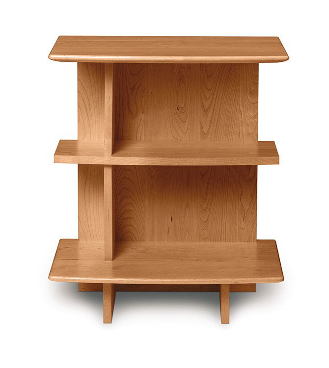 Sarah Shaker-Inspired Natural Cherry Solid Wood Nightstand