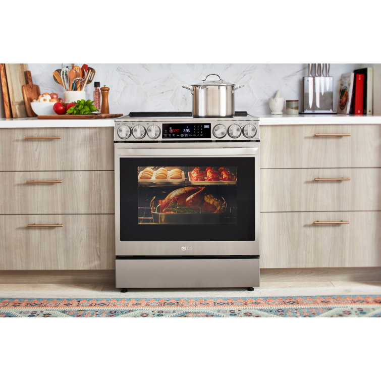 6.3 Cu. Ft. Stainless Steel Smart Convection Electric Range