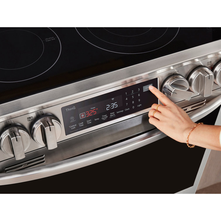 6.3 Cu. Ft. Stainless Steel Smart Convection Electric Range