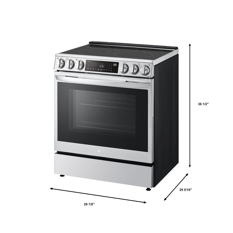 6.3 Cu. Ft. Stainless Steel Smart Convection Electric Range