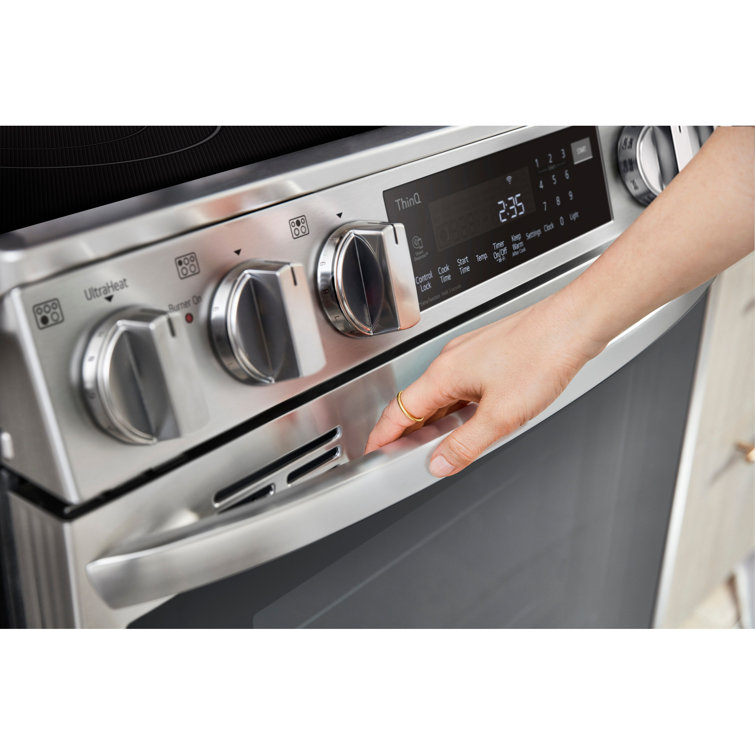 6.3 Cu. Ft. Stainless Steel Smart Convection Electric Range