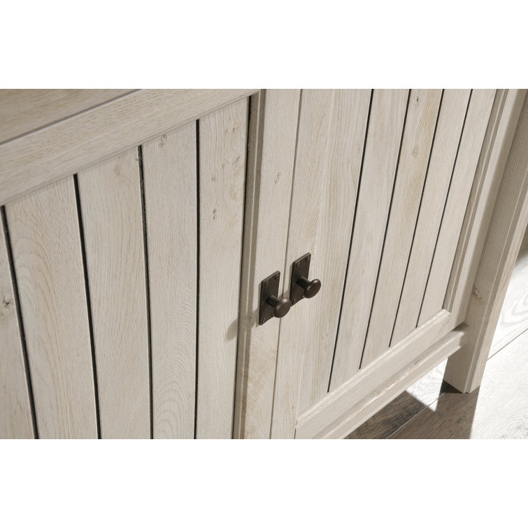 Chalked Chestnut Adjustable Shelving Office Cabinet